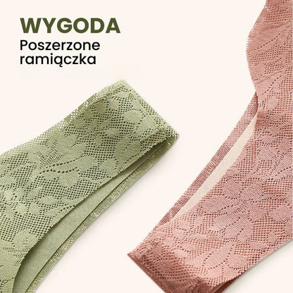 🩱 Szexi, légáteresztő és kényelmes csipke, plus méretű melltartó gombokkal