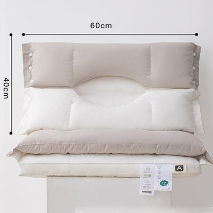 🛌😴Kétzónás ergonómikus alvópárna | Leválasztható rétegek az ideális magasság beállításához