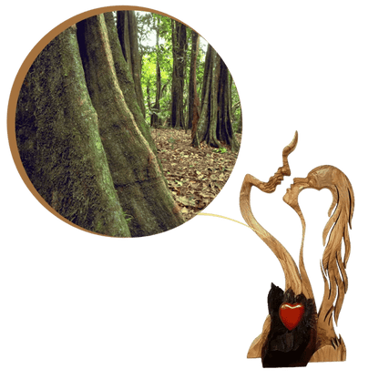 Pár Szerelem Fából Készült Dekorációs Díszek, Kreatív Dekoratív Művészet