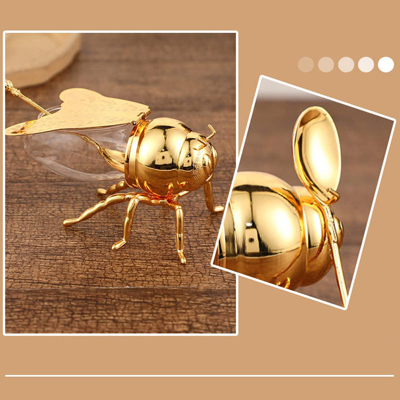 🍯Kreatív retro mézes tégely méh alakú