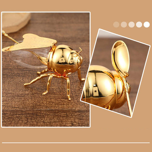 🍯Kreatív retro mézes tégely méh alakú