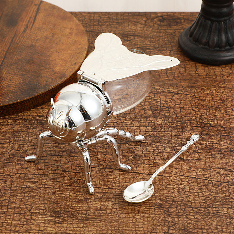 🍯Kreatív retro mézes tégely méh alakú