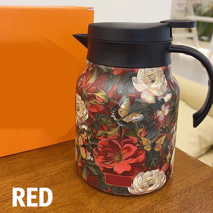 🍵1000ml Vákuumos szigetelt teáskanna szűrővel