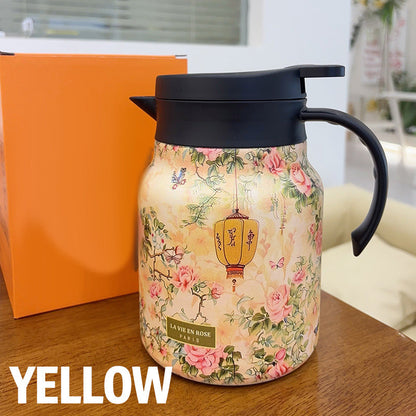 🍵1000ml Vákuumos szigetelt teáskanna szűrővel