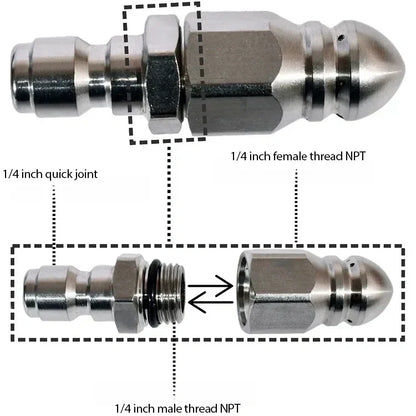 💝Erőteljes fúvóka a csövek tisztításához és duguláselhárításához💥