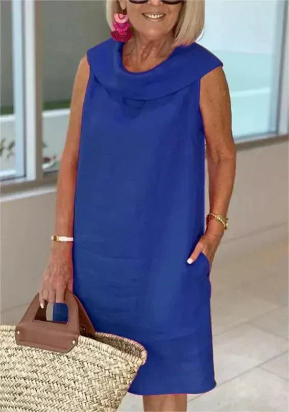 💖Korlátozott kiárusítás 49% KEDVEZMÉNY💖Nyári ruha fodros gallérral