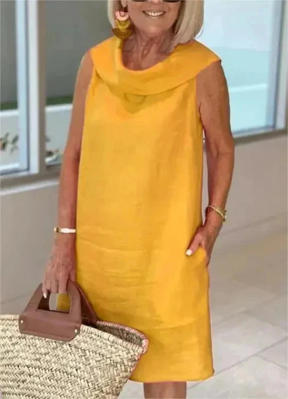 💖Korlátozott kiárusítás 49% KEDVEZMÉNY💖Nyári ruha fodros gallérral