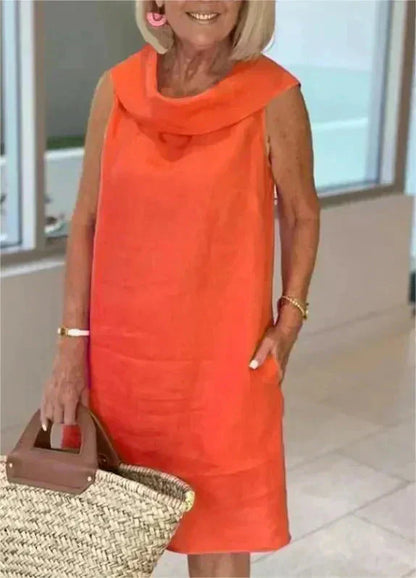 💖Korlátozott kiárusítás 49% KEDVEZMÉNY💖Nyári ruha fodros gallérral