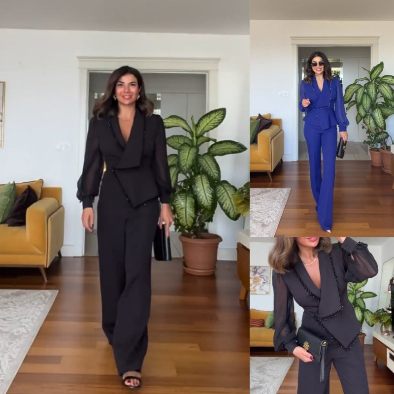 Női hálós, széles szárú nadrág és nadrág szett