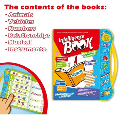🎄 [Legjobb ajándék gyerekeknek] Intelligens könyv a beszéd kiejtésének elsajátításához