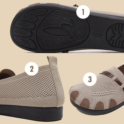 🔥Női lapos, puha talpú, sekély, felbújós alkalmi cipő