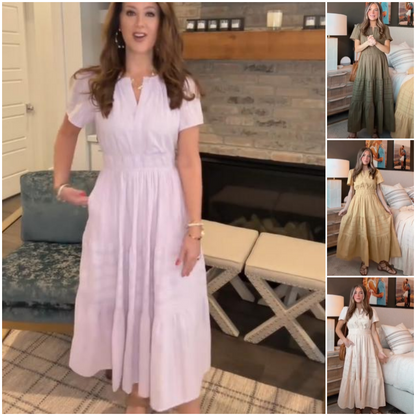 🔥👗Fodros pamutruha egyszínűben