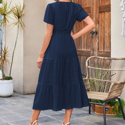 🔥👗Fodros pamutruha egyszínűben