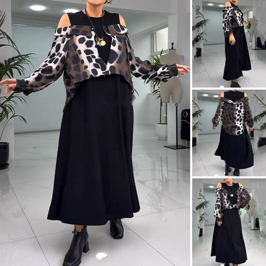 💐2025 Kivételes pánt nélküli ruha leopárdmintával【S-4XL】