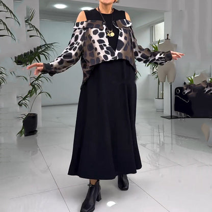 💐2025 Kivételes pánt nélküli ruha leopárdmintával【S-4XL】