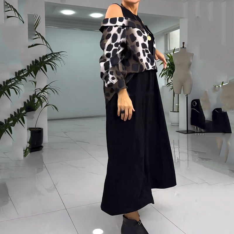 💐2025 Kivételes pánt nélküli ruha leopárdmintával【S-4XL】