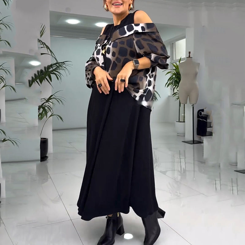 💐2025 Kivételes pánt nélküli ruha leopárdmintával【S-4XL】