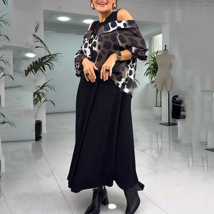 💐2025 Kivételes pánt nélküli ruha leopárdmintával【S-4XL】