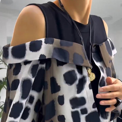 💐2025 Kivételes pánt nélküli ruha leopárdmintával【S-4XL】