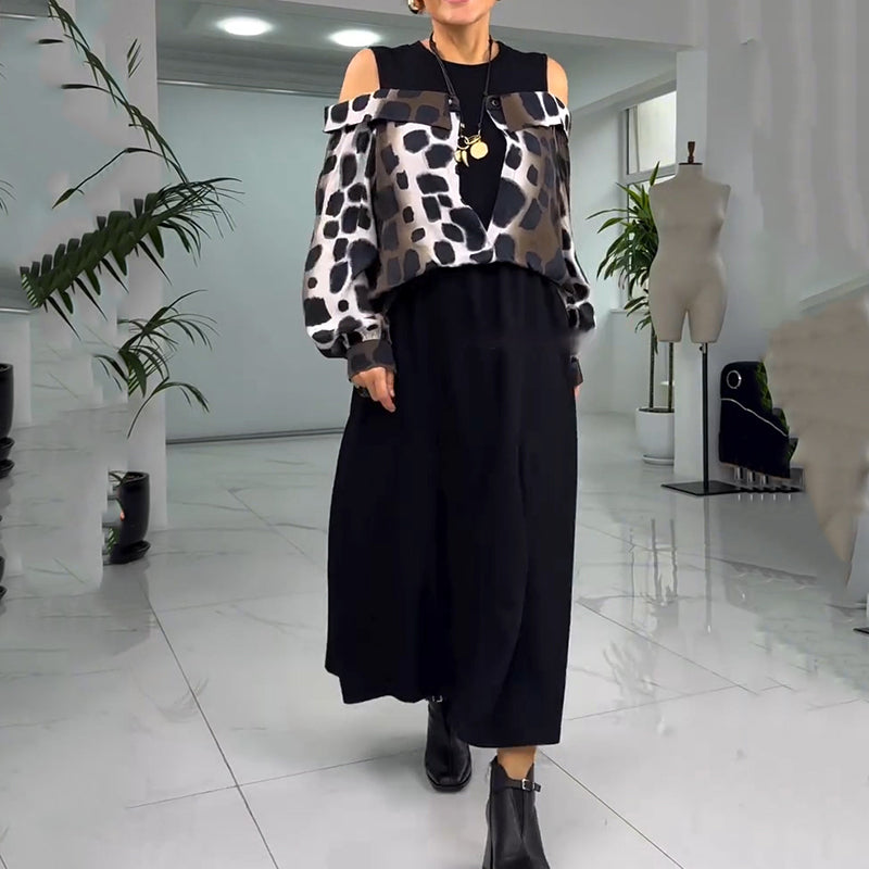 💐2025 Kivételes pánt nélküli ruha leopárdmintával【S-4XL】