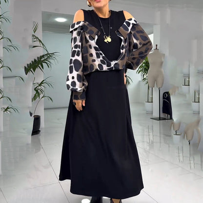 💐2025 Kivételes pánt nélküli ruha leopárdmintával【S-4XL】