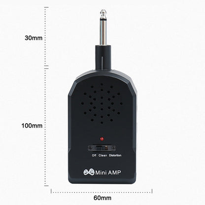 🎸Mini hordozható elektromos gitár erősítő készlet