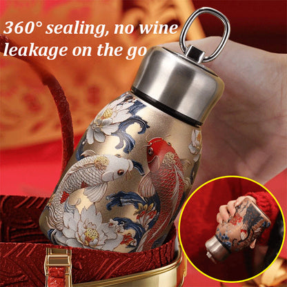 Stílusos és hordozható szigetelt vizes palack