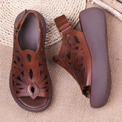 Női könnyű, lezser retró szandál