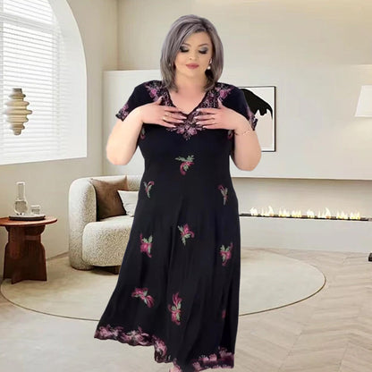 🌺V-nyakú női ruha