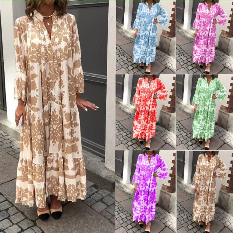 【🌷S-4XL】🌸Női hosszú ujjú ruha