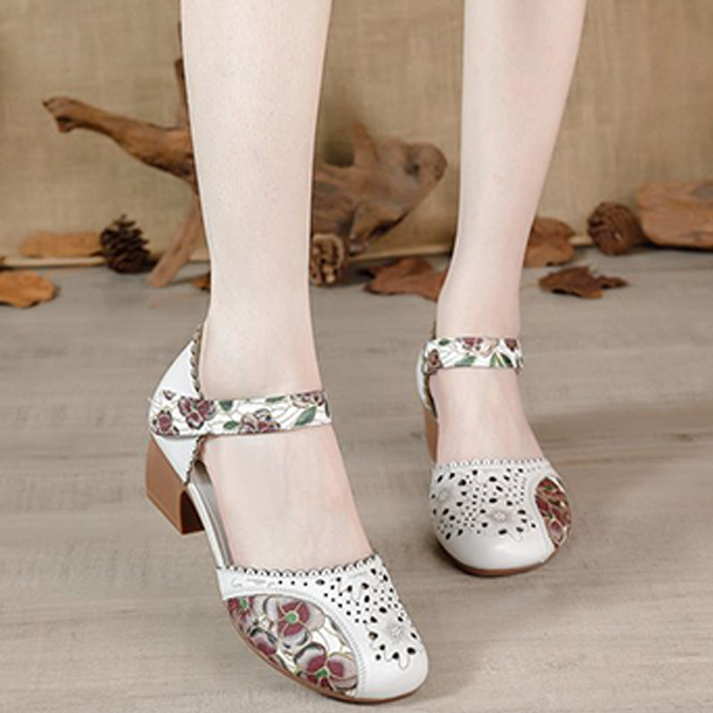 Kényelmes női vintage stílusú szandálok