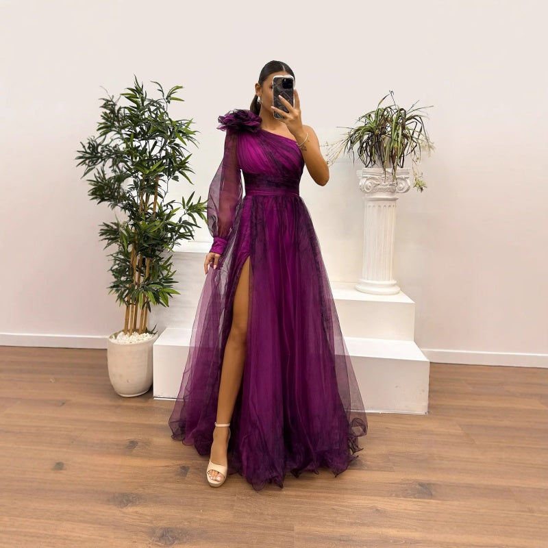 Női mintás ruhák ferde vállakkal