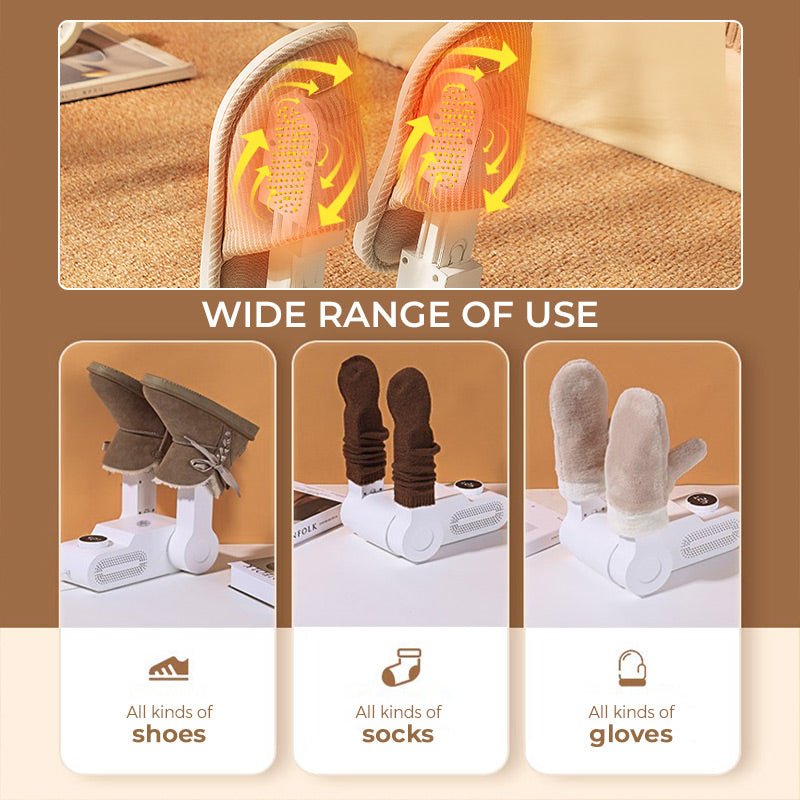 Kihúzható UV cipőszárító sterilizáló