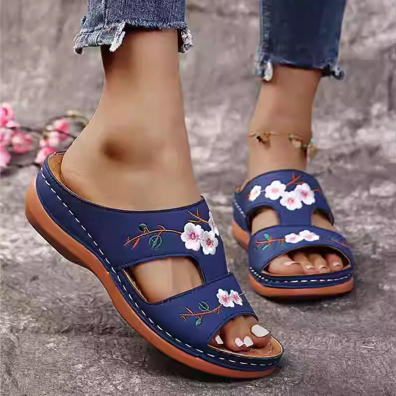 🏖️Kényelmes női, nyitott orrú platformpapucs