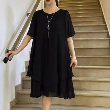 🔥👗 Laza női ruha egyszínűben