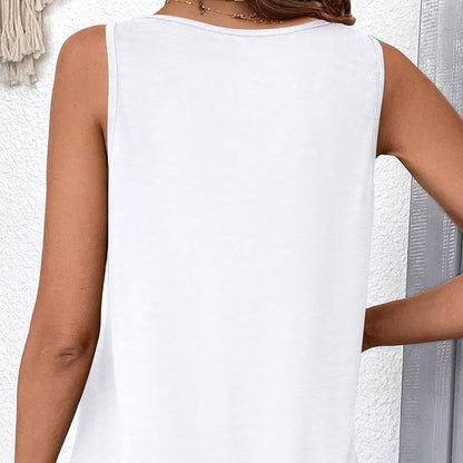 👚Női ujjatlan V-nyakú póló