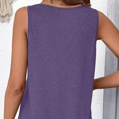 👚Női ujjatlan V-nyakú póló