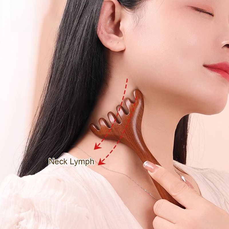 Meridian masszázsfésű hatkarmú