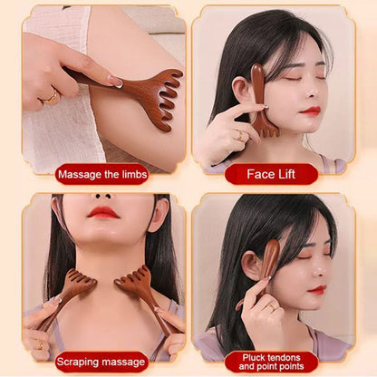 Meridian masszázsfésű hatkarmú