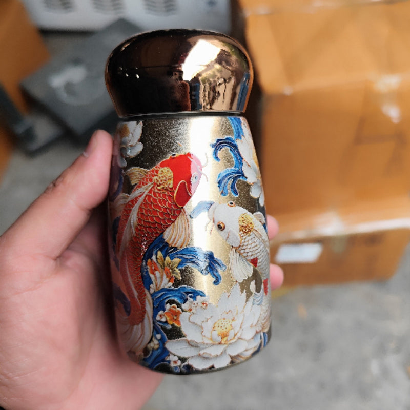 🧉Vintage hordozható intelligens szigetelt bögre