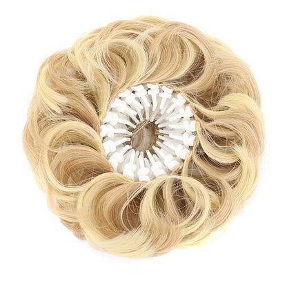 💁‍♀️ Egy nagyméretű szintetikus konty állítható csattal