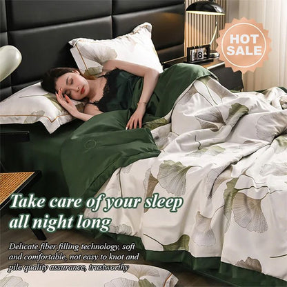 🎈✨Mosható, jeges, légáteresztő nyári paplan 4 darabos szettben