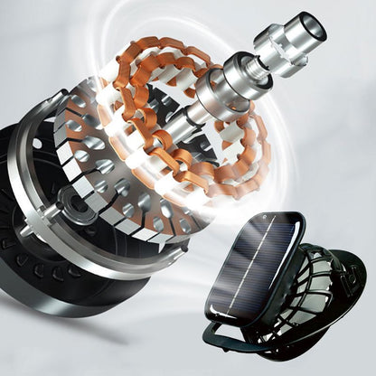 Férfi horgászkalap 2 levehető napelemes ventilátorral