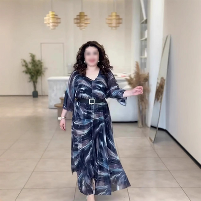 🌸Elegáns női ruhák V-nyakkal