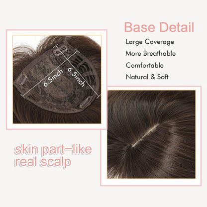 Felső réteges frufru paróka ritkuló hajjal rendelkező nőknek