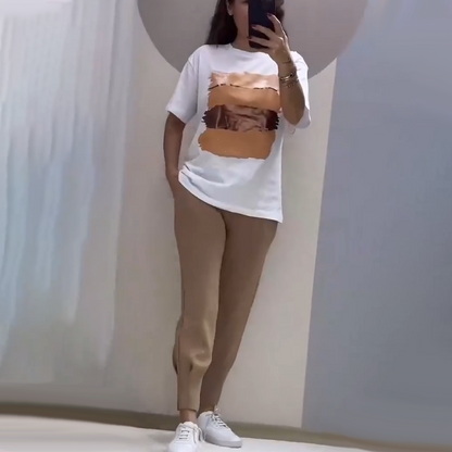 💥🍃 Sikkes, lezser kétrészes szett - Kényelmes és stílusos ✨