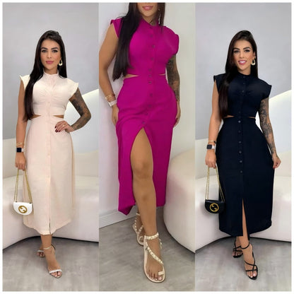 【S-2XL】👗Női elegáns osztott ruha