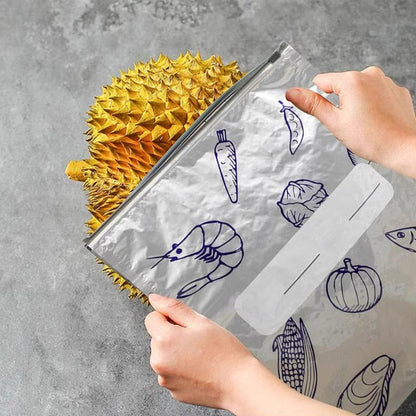 ✨ Újrafelhasználható alumínium fólia zárható tároló zsákok