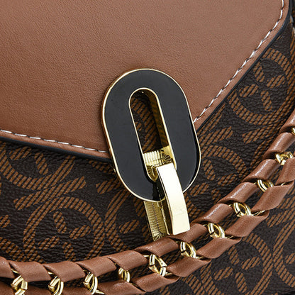 Divatos bőr női crossbody táska