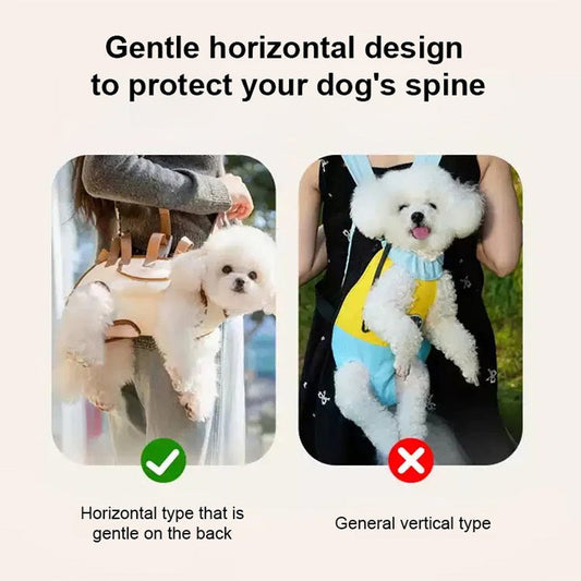 Hordozható, lélegző kisállat hátizsák